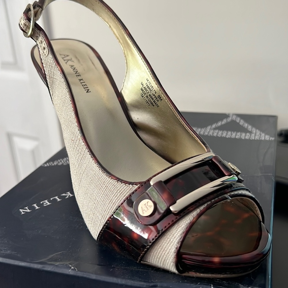 Anne Klein sling back heels, Sz. 8M